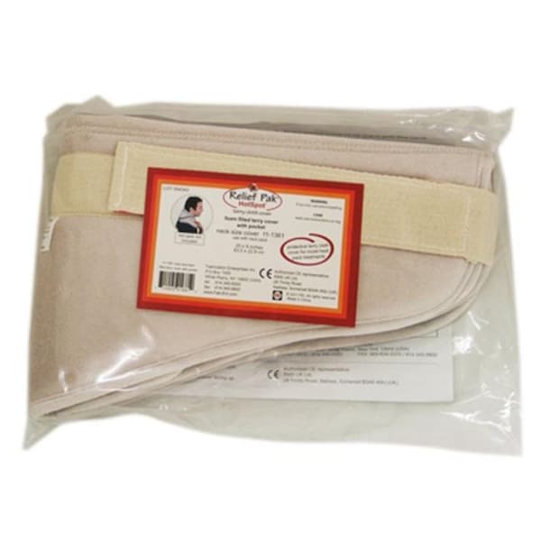 Fabrication Enterprises 11-1361 Relief Pak Hotspot Moist Heat Pack Cover; Neck - 9 x 24 in. 11-1361 - main